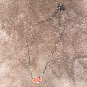 Coral Kendra Scott necklace